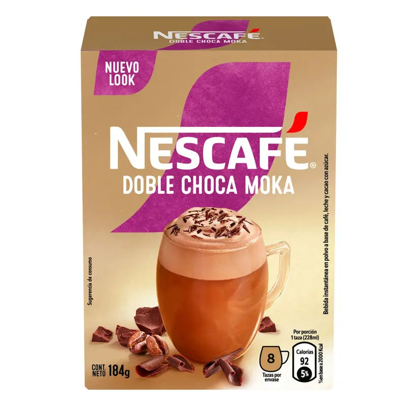 Café Nescafe doble moka 8 sobres
