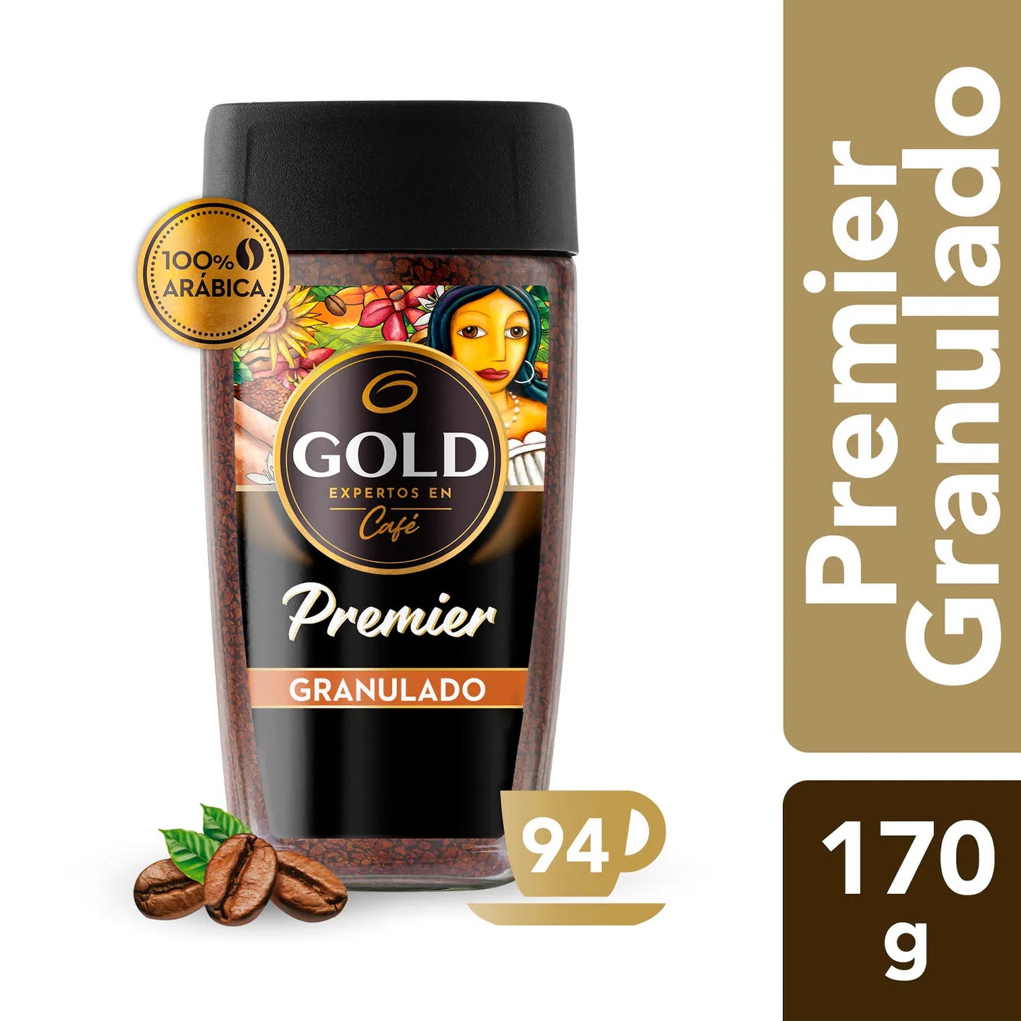Café Gold Premier Granulado Frasco 170 Gr.