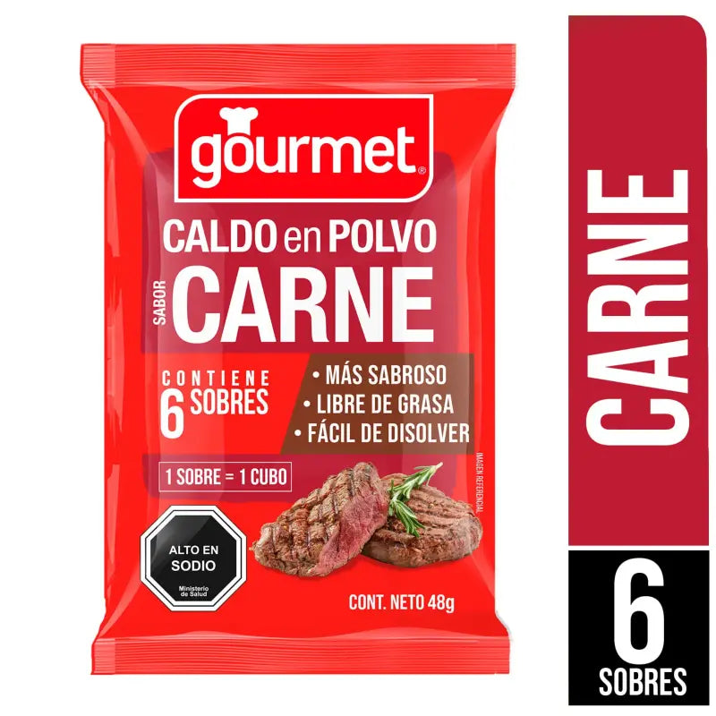 Caldo Gourmet Polvo Carne 48 g