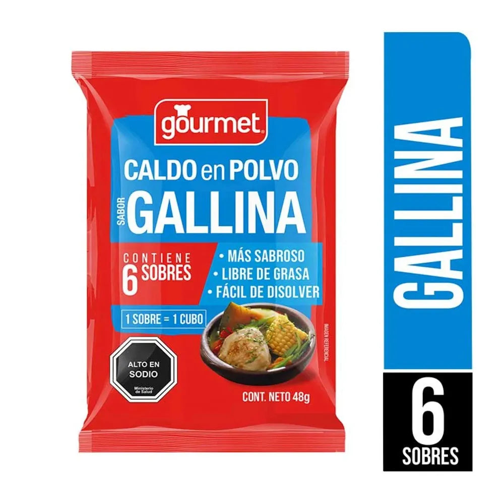 Caldo Gourmet Polvo Gallina 48 g