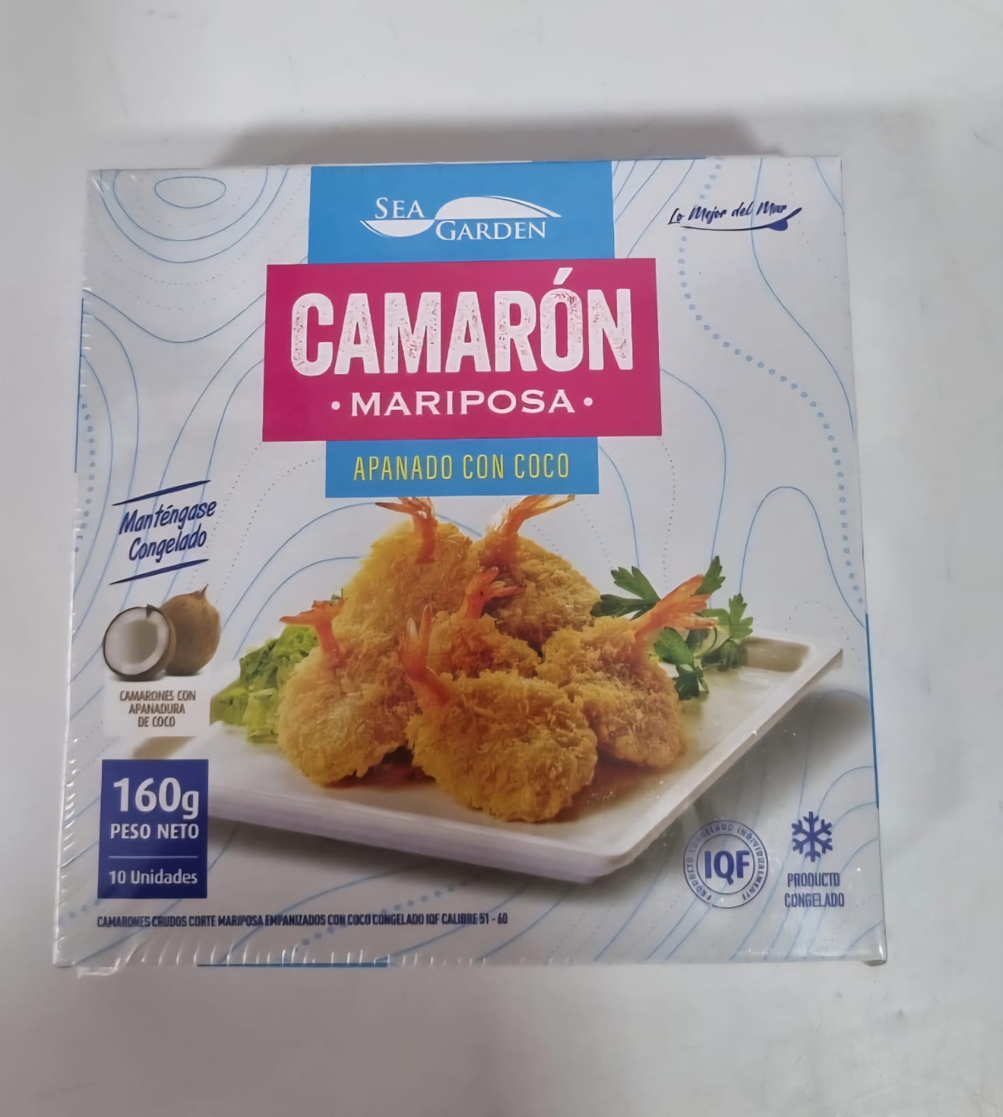 Camaron Apanado Mariposa Sea Garden 160 Gr