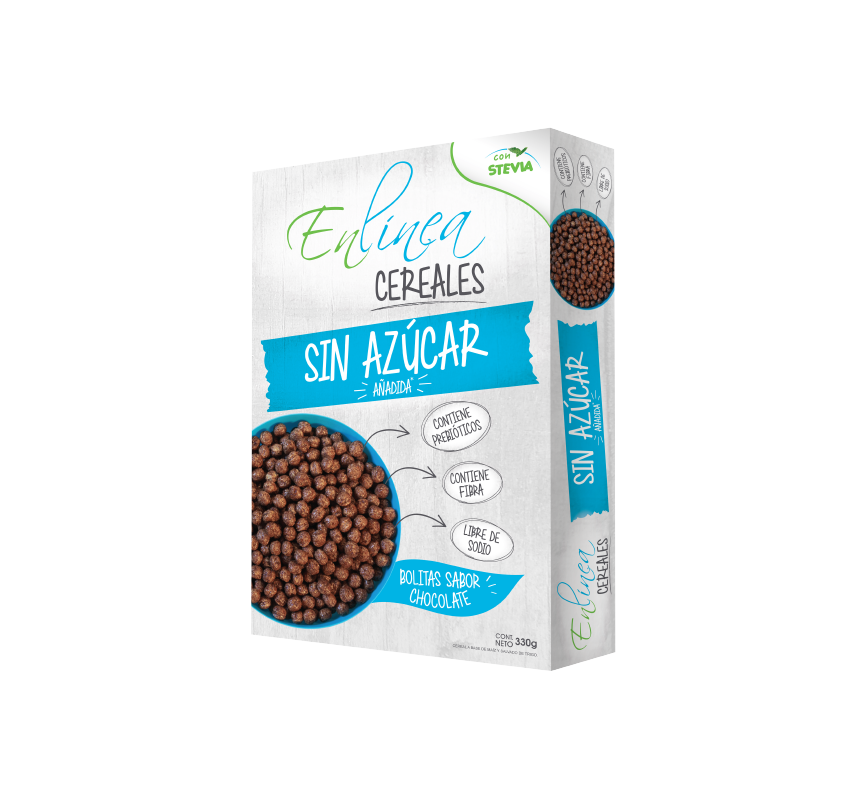 Cereal bolitas chocolate 330gr En Linea