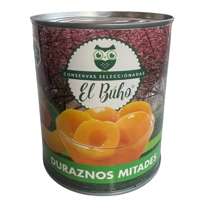 Duraznos en mitades El buho 820gr