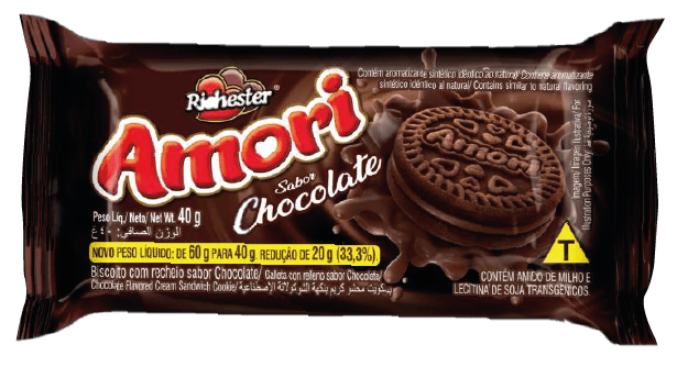 Galletas Amori sabor chocolate