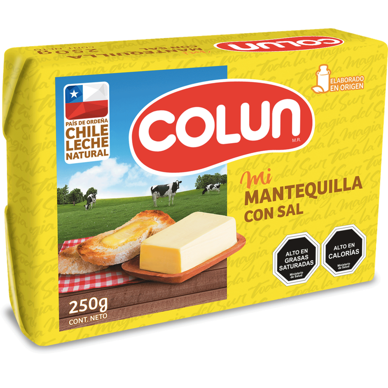 Mantequilla colun 250gr c/sal