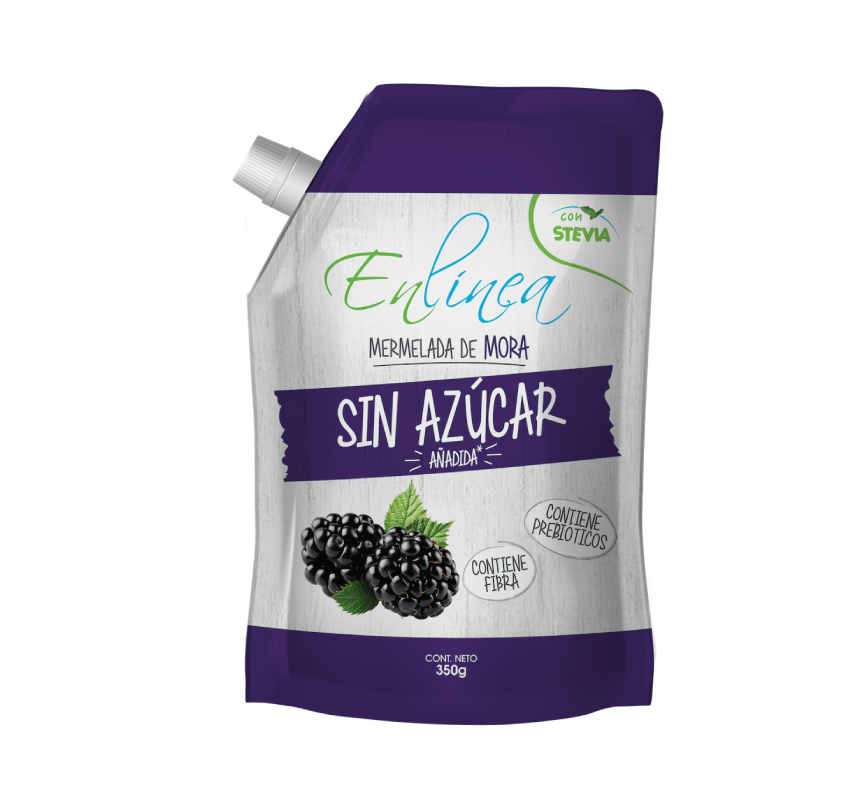 Mermelada mora en linea doypack 350gr