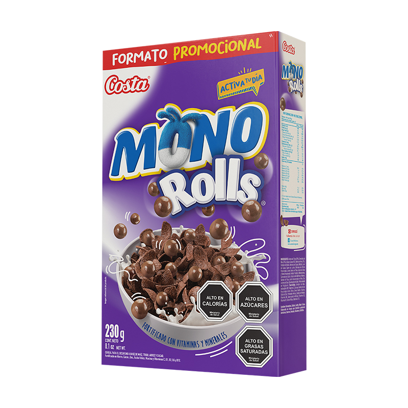 Cereal Mono Rolls 230gr