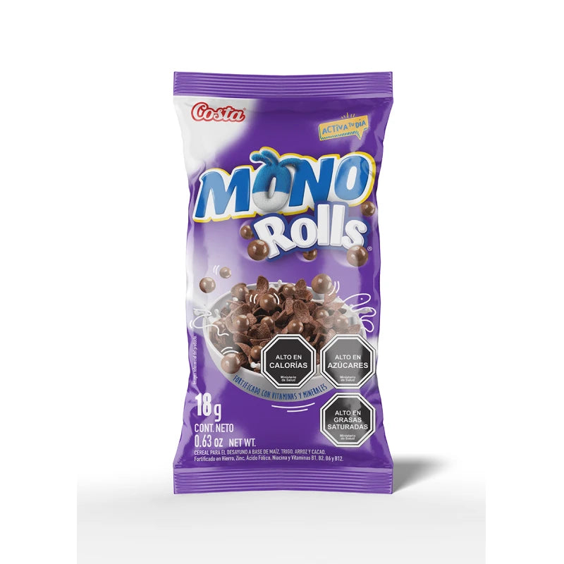 Cereal Mini Mono Rolls 18gr