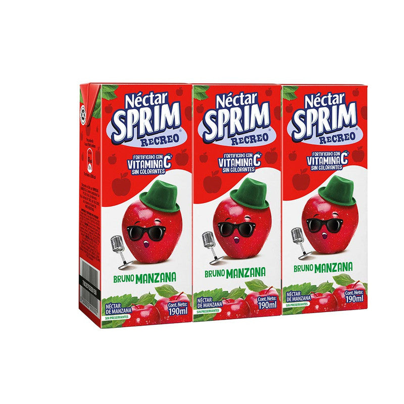 Pack 3 unid sprim manzana