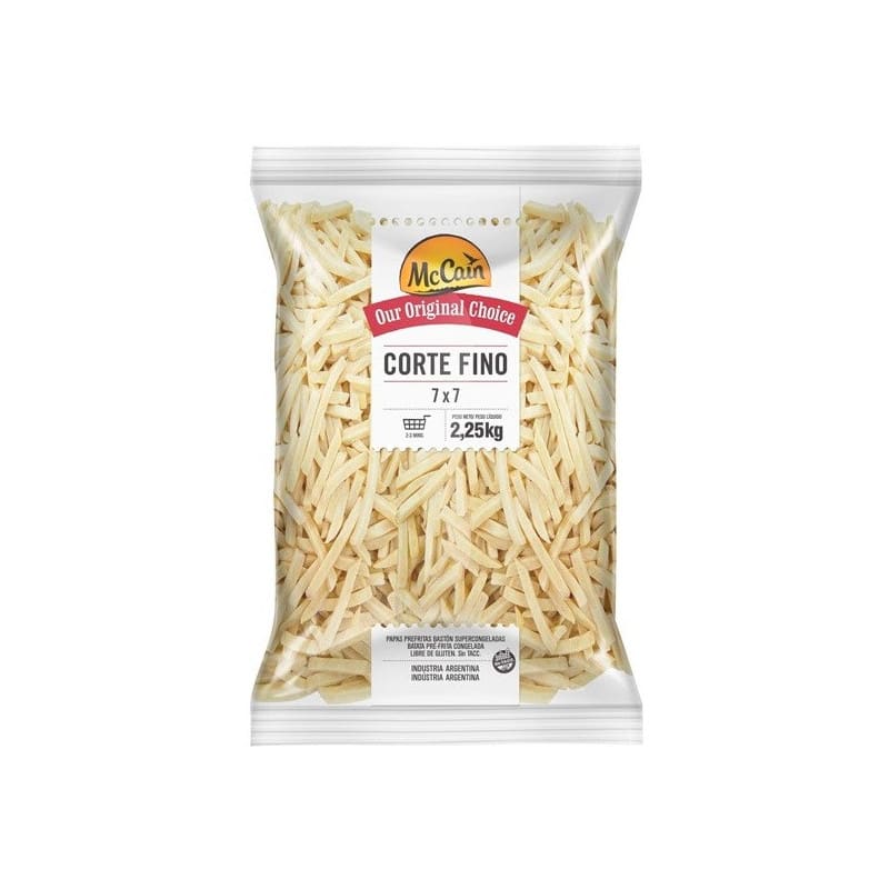 Papas Pre Fritas 7mm 2.25 kg McCain