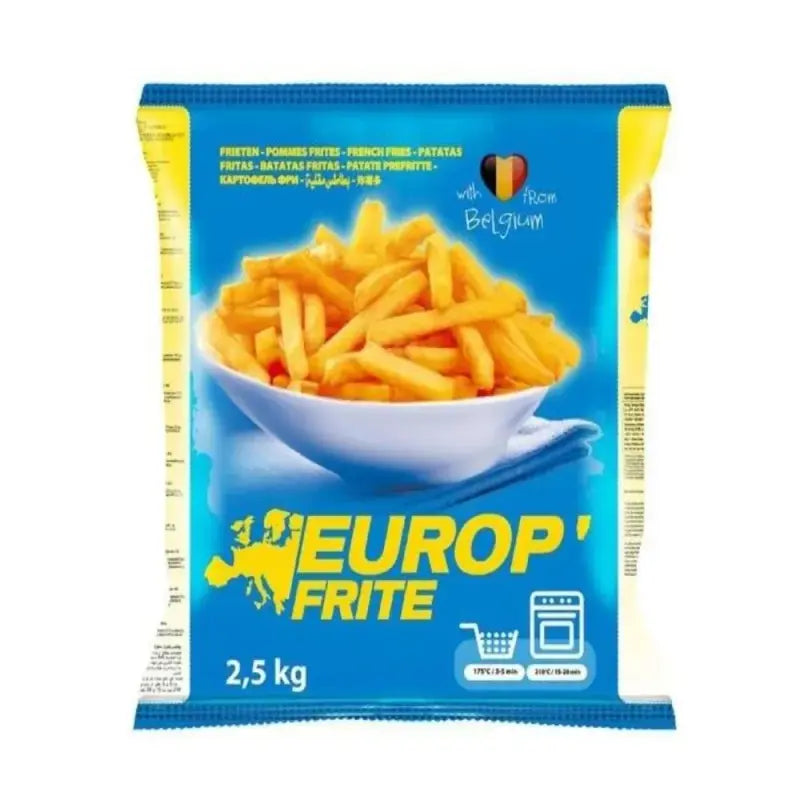 Papas pre fritas 12mm europ 2.5kg