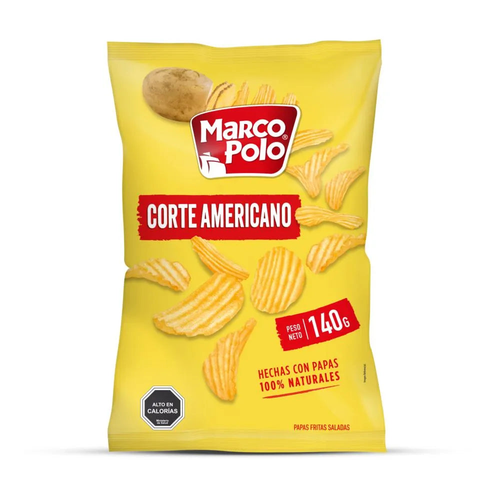 Papas Fritas Marco Polo Corte Americano 140 gr