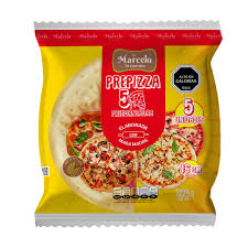 Pre pizza prehorneada Marcelo 5 unds 16 cm