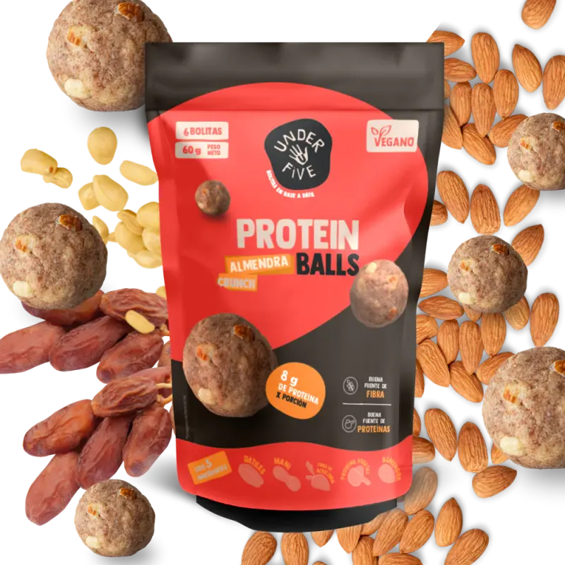 Protein balls almendra crunch underfive 60gr