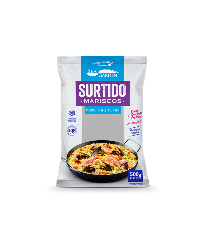 Surtido marisco sea garden 500gr