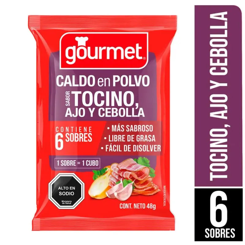 Caldo Gourmet Polvo Tocino 48 g