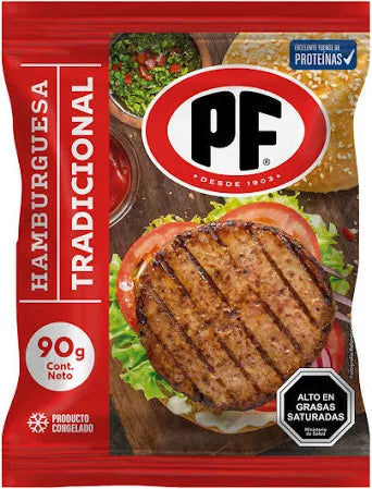 Hamburguesa Vacuno Pf 90 Gr