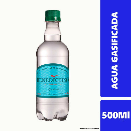 Agua benedictino con gas 500ml
