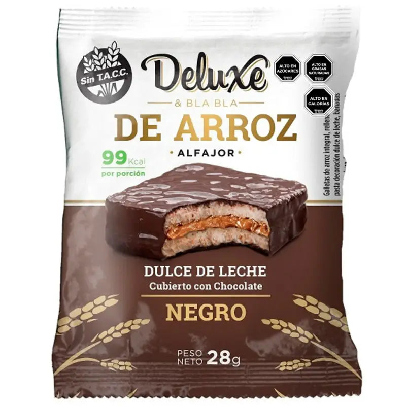 Alfajor Deluxe Chocolate Negro 28 g