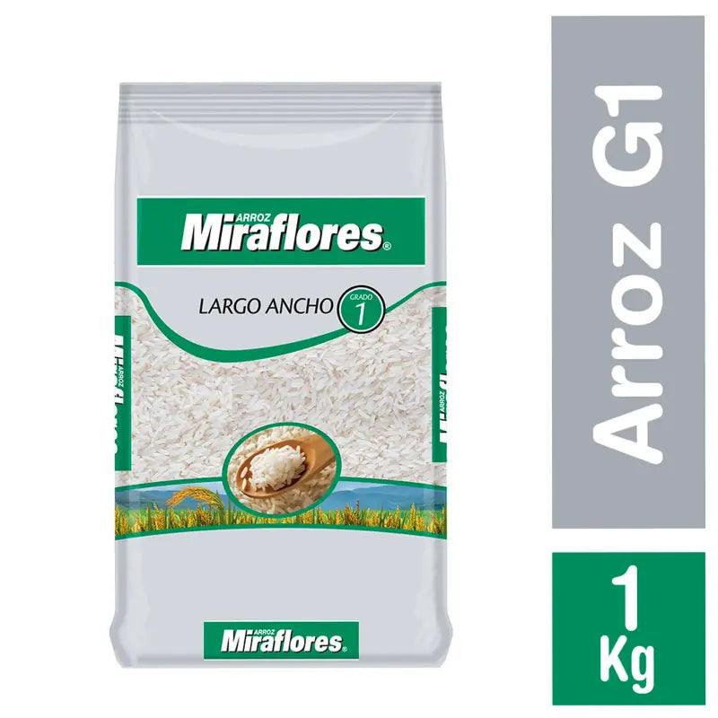 Arroz G1 Miraflores 1 kg