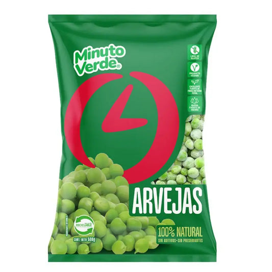 Arvejas Minuto Verde 500 gr