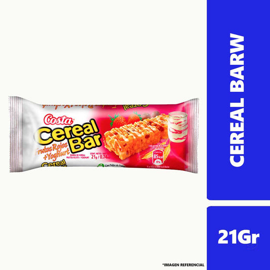 Barra Cerealbar Costa Frutos Rojos + Yoghurt