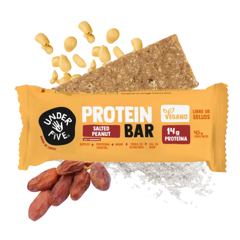 14gr Protein bar mani salado underfive 45gr