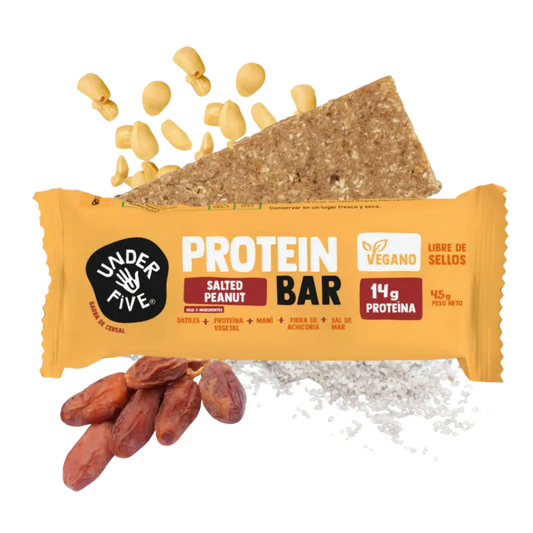 14gr Protein bar mani salado underfive 45gr