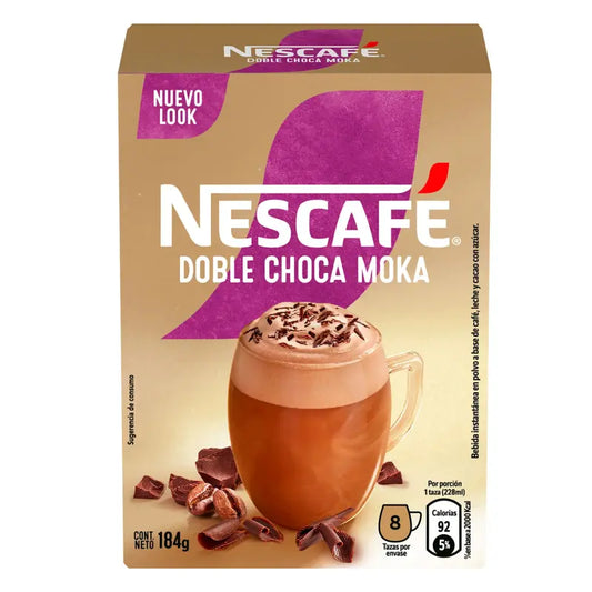 Café Nescafe doble moka 8 sobres