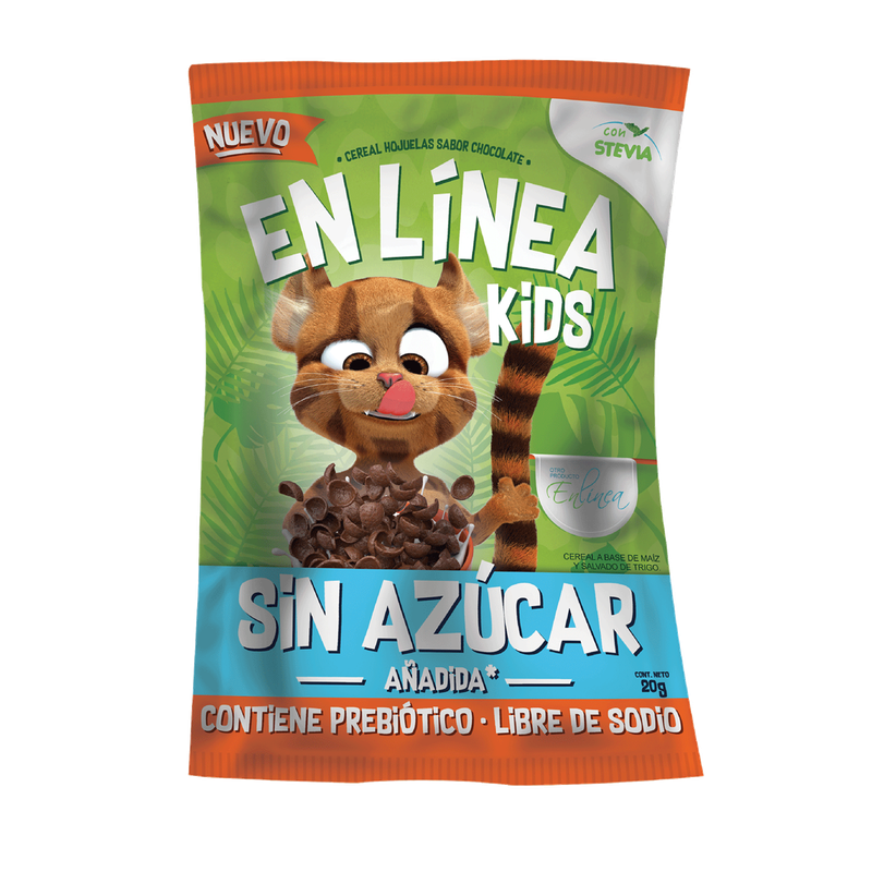 Cereal kids hojuelas chocolate en linea 20gr
