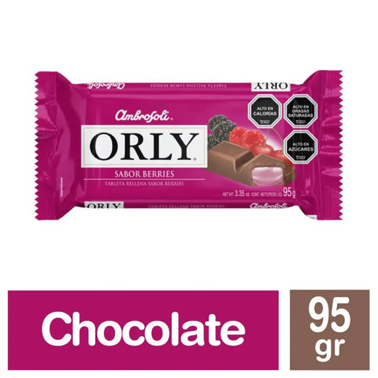 Chocolate Orly berries 95 gr