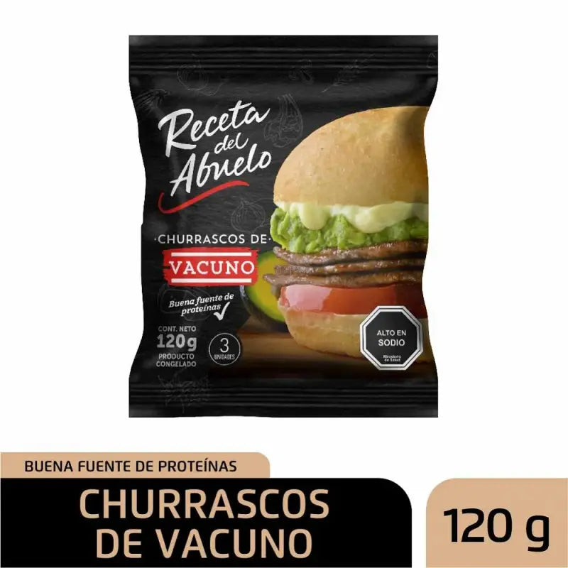 Churrasco receta del abuelo 3 unds