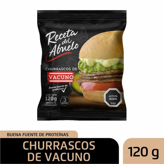 Churrasco receta del abuelo 3 unds