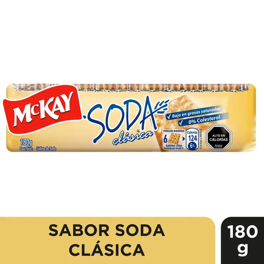 Galletas Mckay Soda Clasica 180 gr
