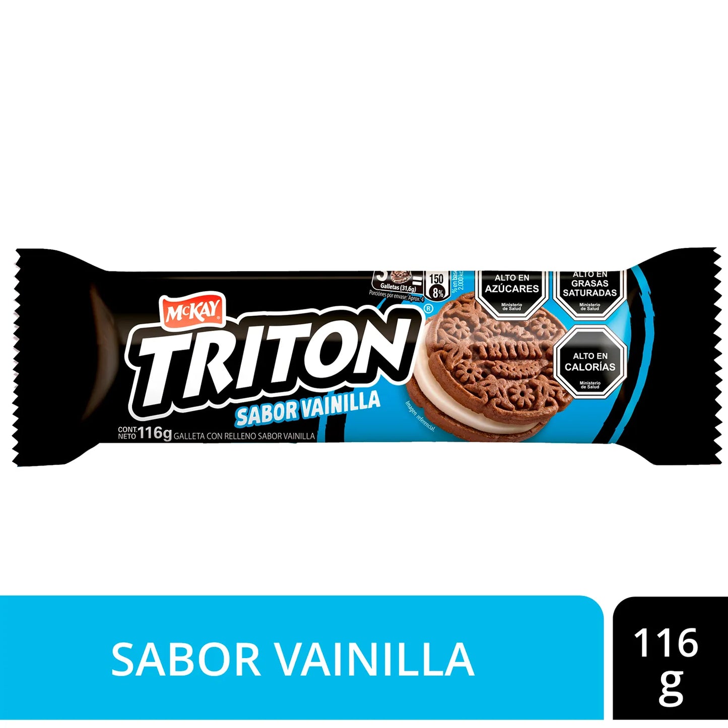 Galleta Triton Vainilla 116 Gr.