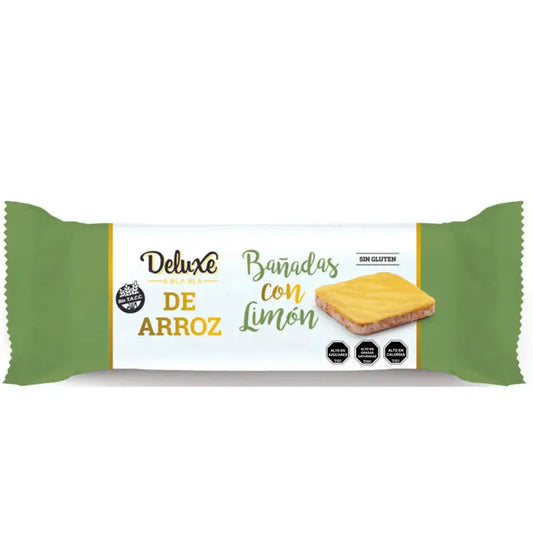 Galletas de arroz deluxe bañadas en limon