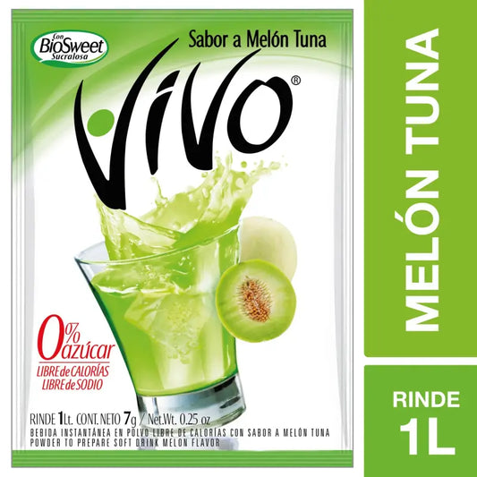 Jugo vivo en polvo melon tuna