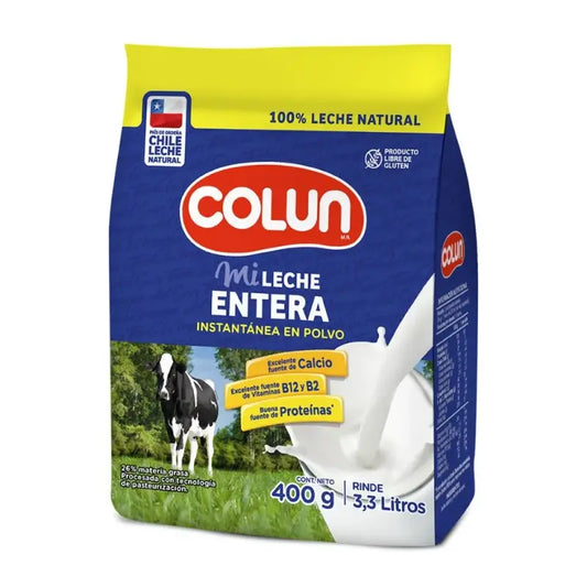 Leche Polvo Colun Entera 400 gr
