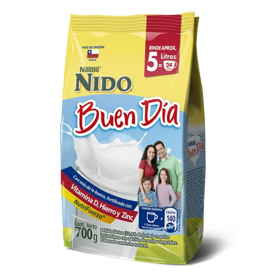 Leche nido en polvo 700 gr Buen dia