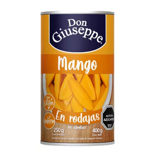 Mango en rodajas giuseppe 400gr