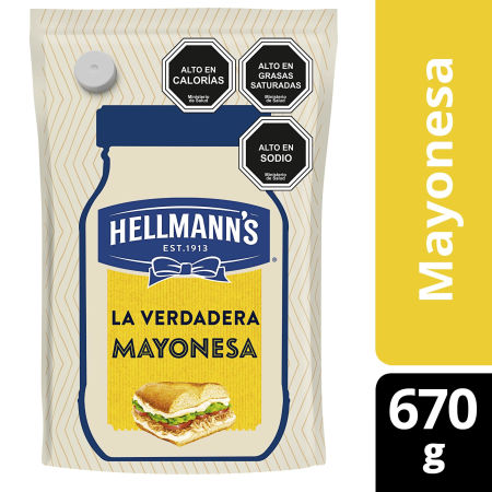Mayonesa Hellmanns 670 gr