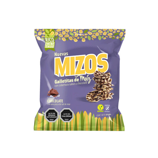 Galletas de Maiz Mizos Chocolate 20 Gr