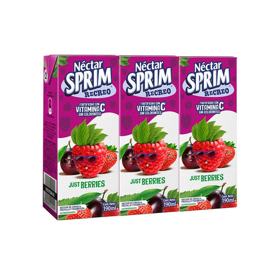 Pack 3 unid sprim berries