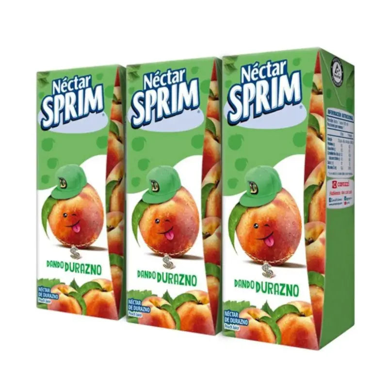 Pack 3 unid sprim durazno