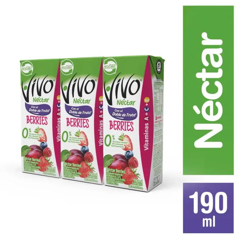 Pack 3 unid vivo berries