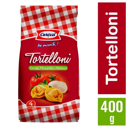 Pasta Tortellini Mozzarella Tomate Carozzi 400 g