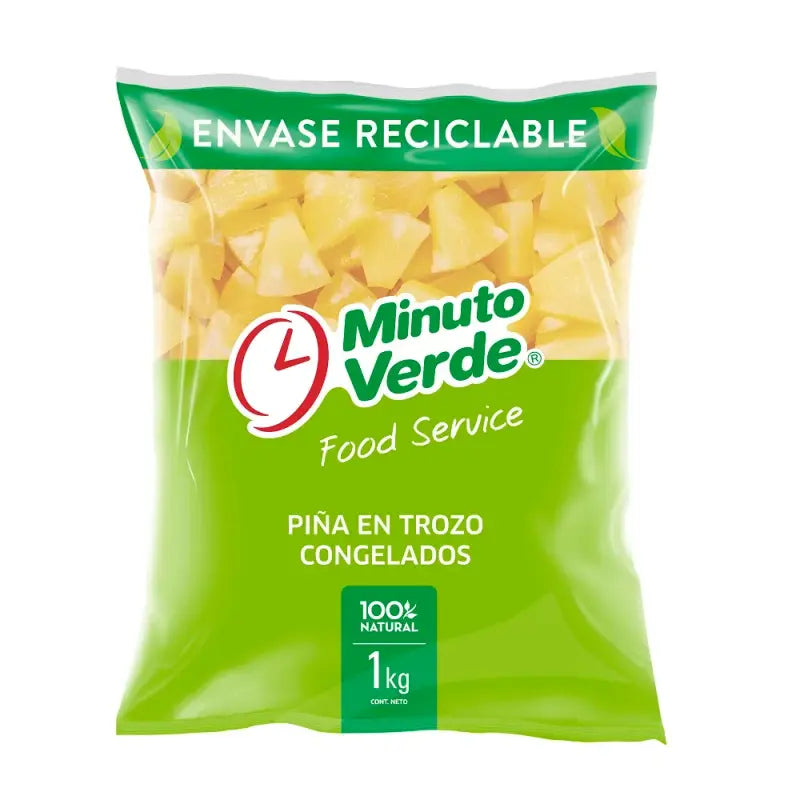 Piña en Trozos Minuto Verde 1 k