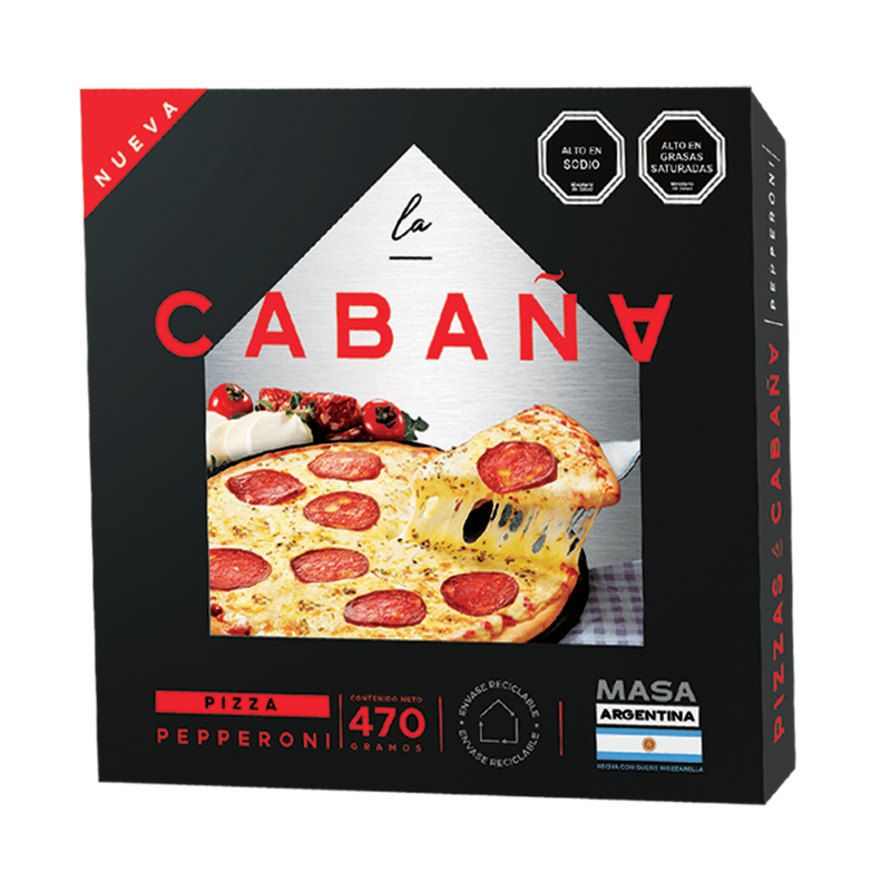Pizza Pepperoni cong. La Cabaña 470 gr