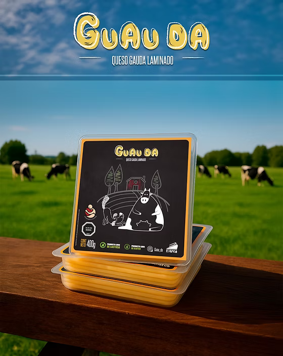 Queso Gauda Laminado Guau Da 400 Gr