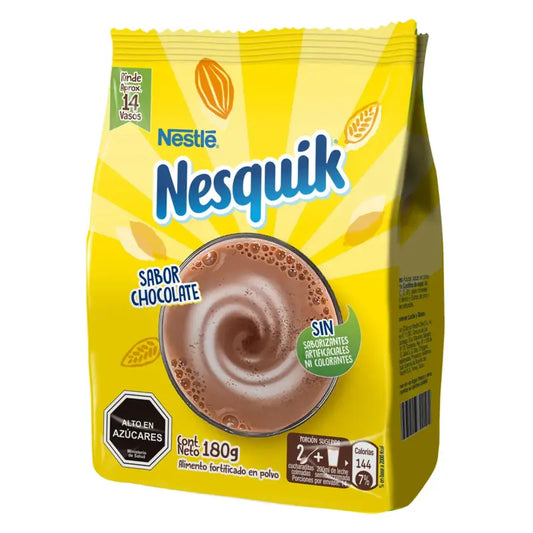 Saborizante para leche Nesquik chocolate 180 gr